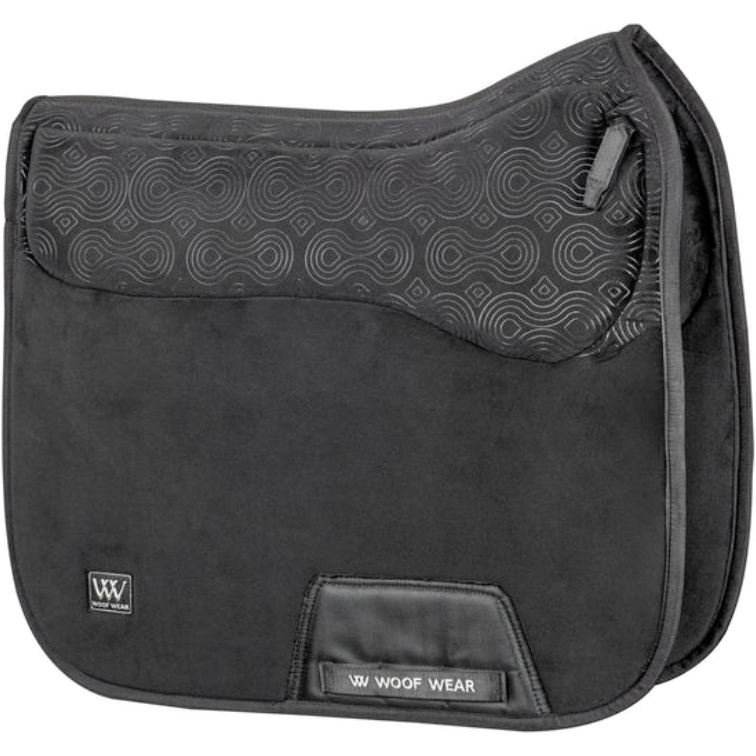 2026 Woof Wear Elite Confort Plus Dressage Tapis De Selle WS0054-BKBK - Black
